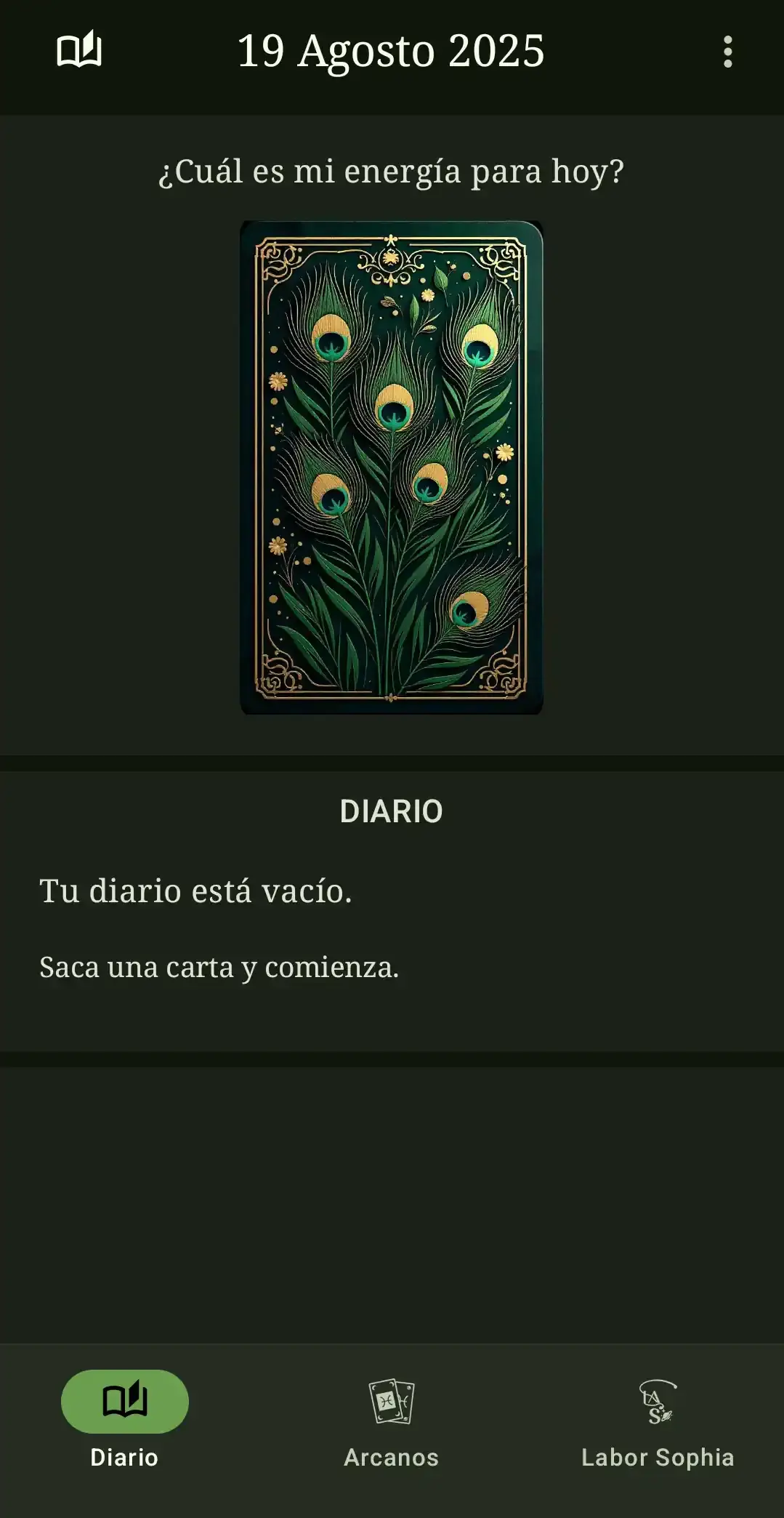 Captura de pantalla de la aplicación - 1