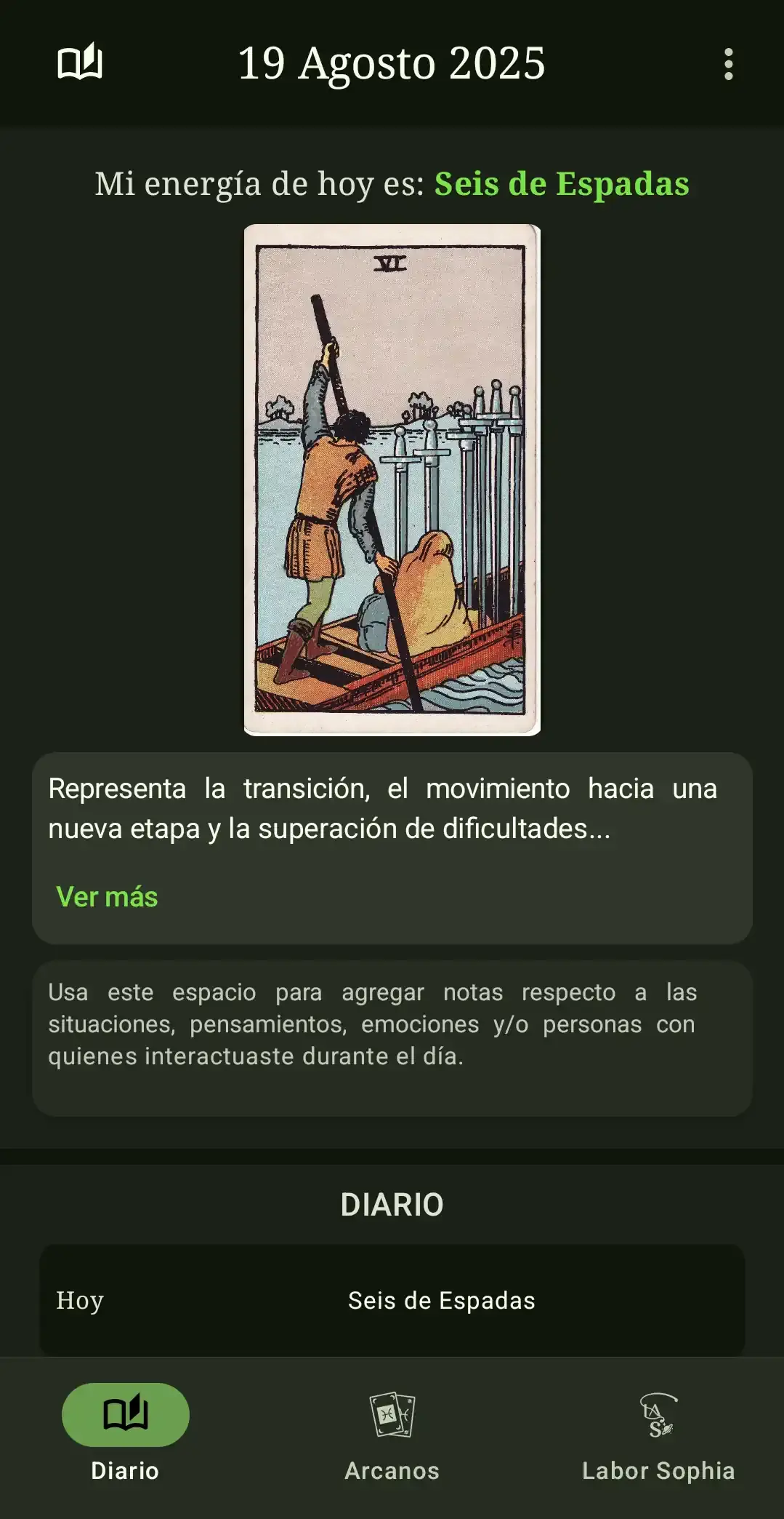 Captura de pantalla de la aplicación - 2