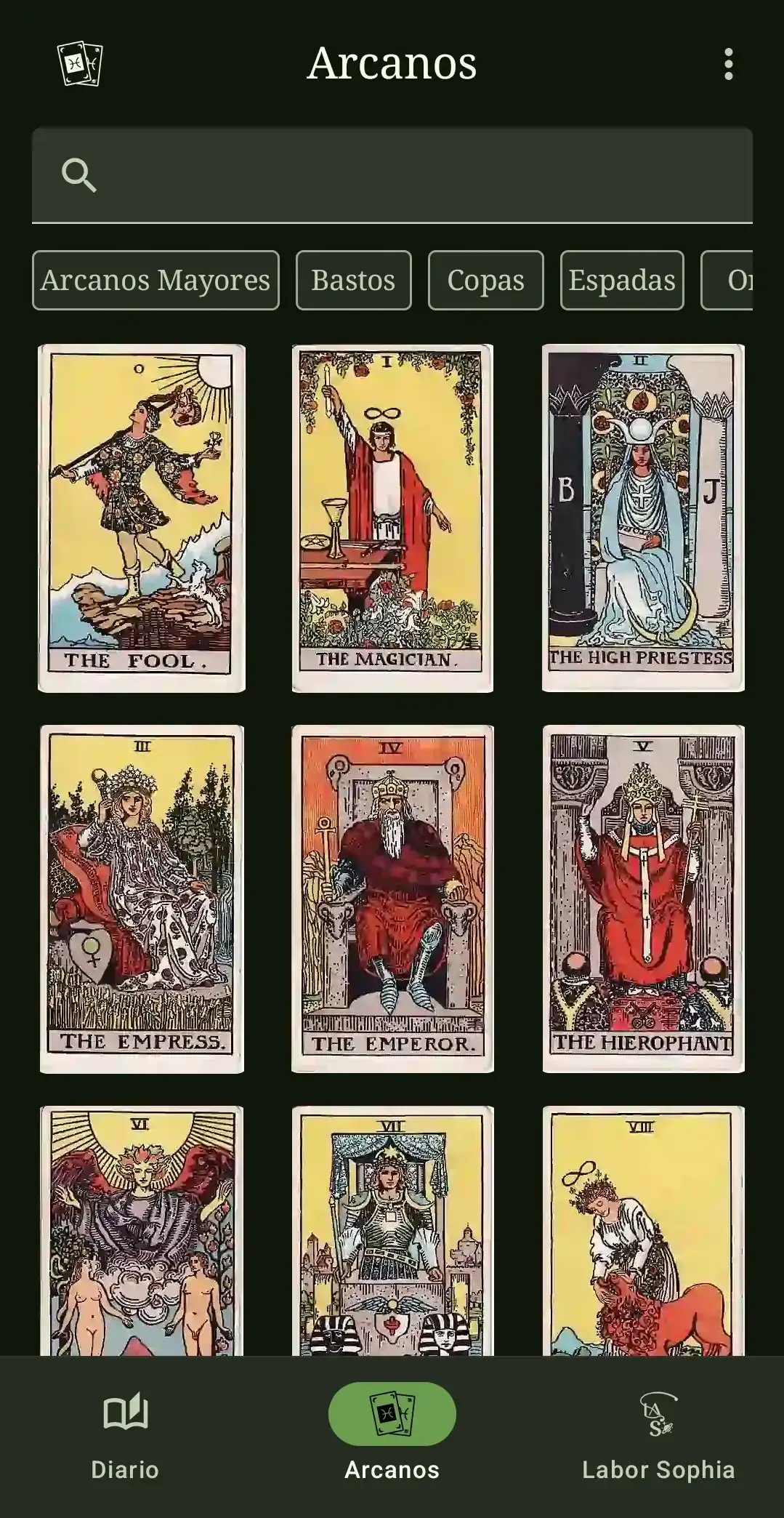 Captura de pantalla de la aplicación - 3